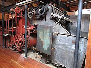 Proctor Stock Dryer in the Scouring Room at historic Thomas Kay Woolen Mill, Salem, Oregon