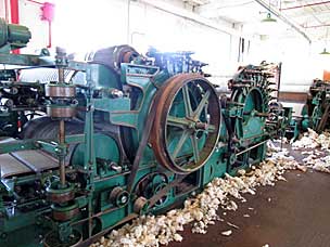 Davis & Furber Carding Machine at historic Thomas Kay Woolen Mill, Salem, Oregon