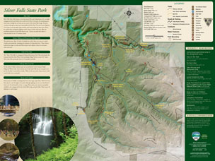 Silver Falls State Park Map