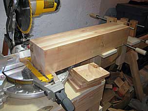 Cutting legs to final length