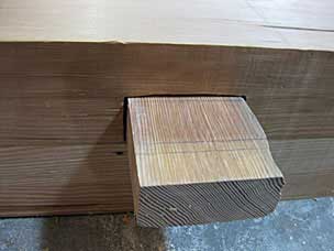 Loose through tenon in mortise