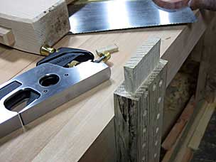 Parallel guide tenon