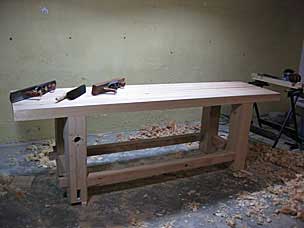 Workbench after flattening top again