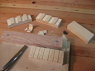 Making dovetail clamping blocks