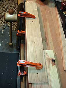 Middle tool chest tray side runner with countersinks and through holes