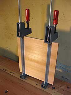 Gluing two pieces of western redcedar (<em>Thuja plicata</em>) for drawer bottom