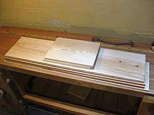 Boards for six board chest