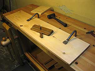 Setting up for a bead on six board chest back