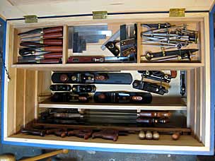 Top view of tool chest