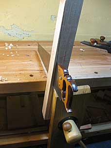 Finishing rip with handsaw