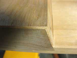 Batten chamfered