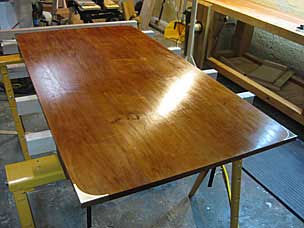 Top with dye and several coats of shellac