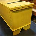 Yellow boarded chest